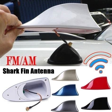 Universal Car Shark Fin Antenna Auto Radio Signal Aerials Roof Antennas