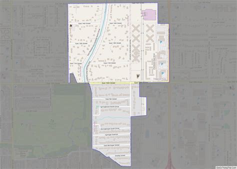 map  warren park town thong thai real