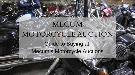 Mecum Motorcycle Auction Registration Nisse Andreana