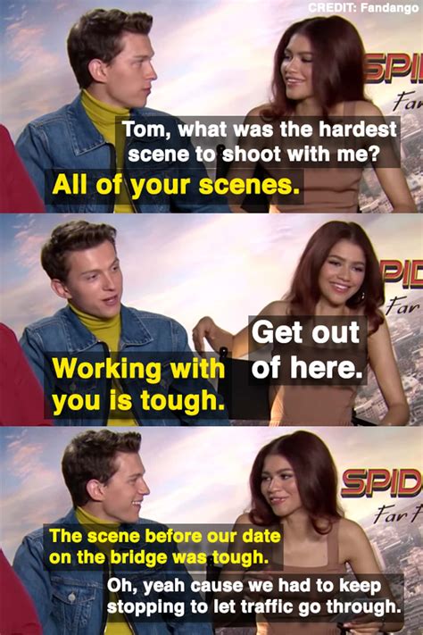 16 Zendaya And Tom Holland Interview Moments That Prove They're MJ And ...