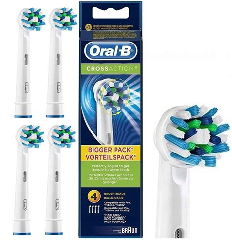 Box Szczoteczki Końcówki Oral B Cross Action Paczka 4szt Oral B Agd