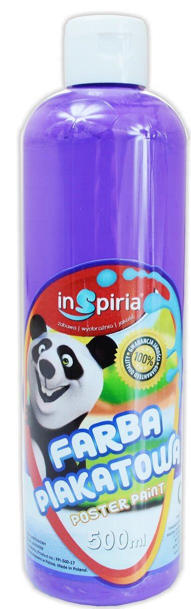 Farba Plakatowa 500ml INSPIRIA LAWENDOWA 2944 Astra Sklep EMPIK