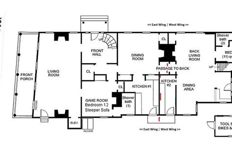 Real West Wing Floor Plan Two Birds Home