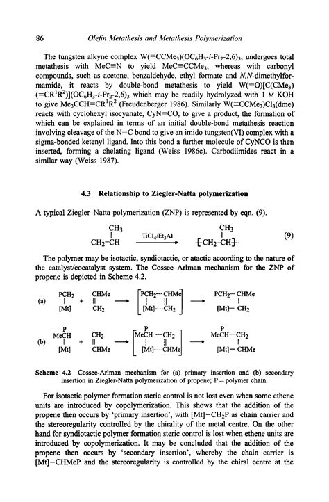 Ziegler Natta Polymerization Schemes Big Chemical Encyclopedia