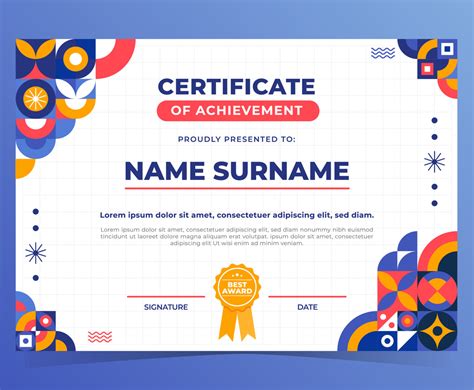 Creative Certificate Template