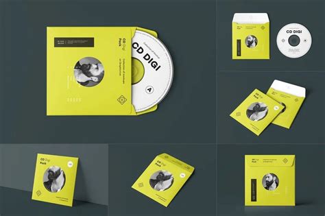 25 Latest Editable CD DVD Mockups 2024 Templatefor