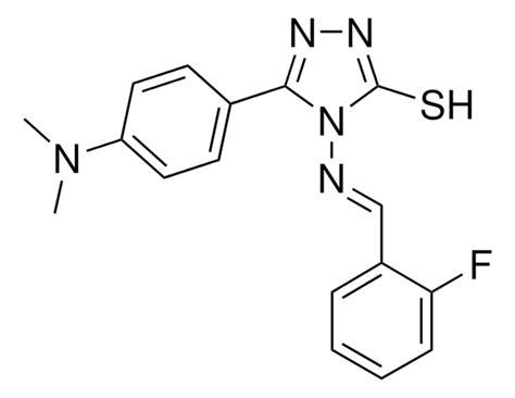 5 4 DIMETHYLAMINO PHENYL 4 E 2 FLUOROPHENYL METHYLIDENE AMINO