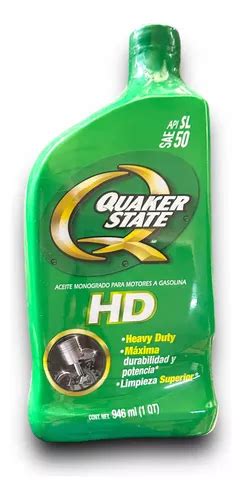 Aceite Quaker State Motor Hd Sae 50 946ml MercadoLibre