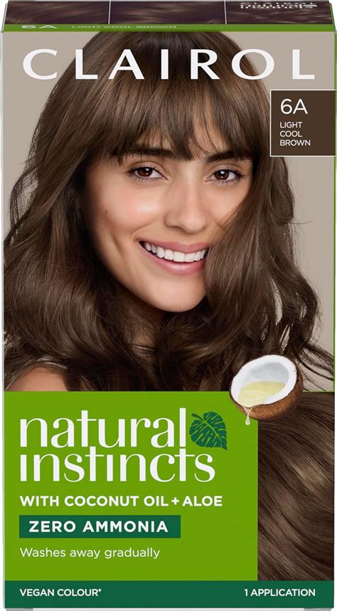 Clairol Natural Instincts Semi Permanent No Ammonia Hair Dye 6a Light