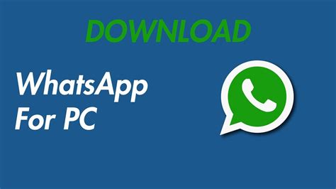 How To Download And Install Whatsapp For Pc Youtube