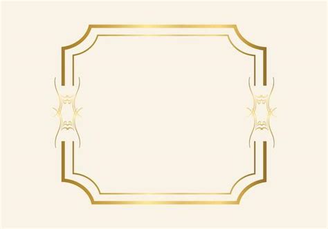 Gold Border Invitation Vector Art, Icons, and Graphics for Free Download