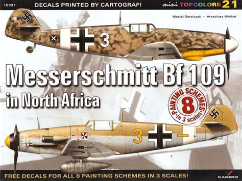 Kagero Mini Top Colors 21 - Messerschmitt Bf 109 in North Africa ...