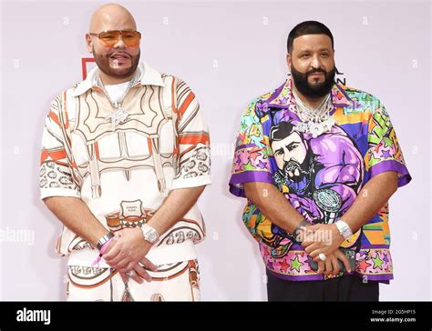 Los Angeles Usa 27th June 2021 L R Fat Joe And Dj Khaled Arrives