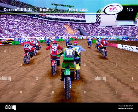 Supercross 2000 Sony Playstation 1 Ps1 Psx Editorial Use Only Stock