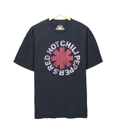 楽天市場レッドホットチリペッパーズ バンドTシャツ サイズ表記 XL ブラック RED HOT CHILI PEPPERS バンT