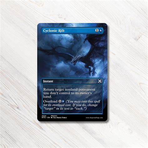 Cyclonic Rift MTG Proxy 90 S Fantasy