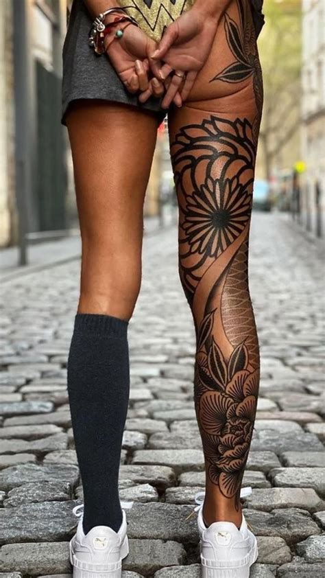 Coolest Leg Tattoos For Women In Artofit