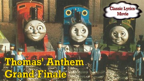 Tttesong Thomas Anthem Grand Finale Classic Singalong Lyrics Youtube