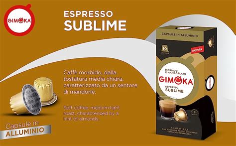 Gimoka Nespresso Compatible Aluminium Coffee Capsules 100 Pods