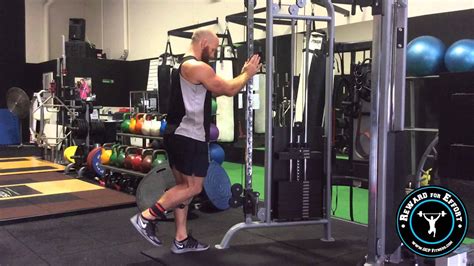 Standing Cable Hamstring Curl Youtube