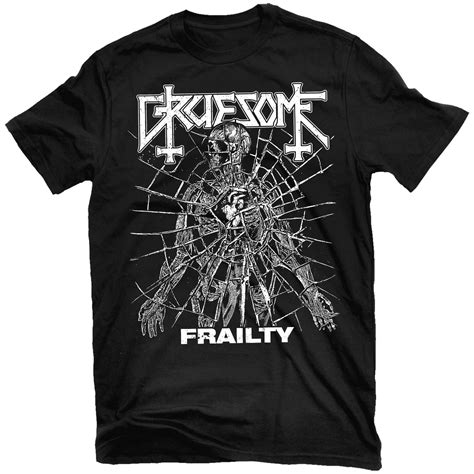 Gruesome Frailty T Shirt Relapse Records Official Store