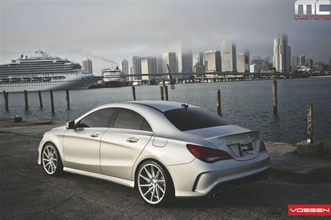 Mercedes Cla250 Gets Aftermarket Wheels By Vossen Gallery