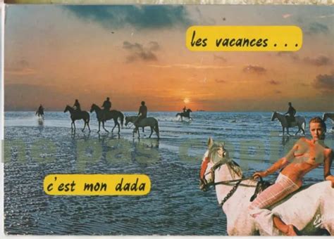 LA CAMARGUE cavalière seins nus Erotique nude naked topless