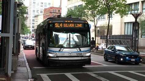 MBTA Silver Line SL4 SL5 Action At Tufts Medical Center Ft XE60