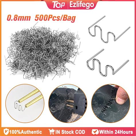 500Pcs Bag Hot Stapler Welding Nail Hot Staples Welding Rods Car Bumper