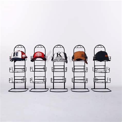 Affordable Baseball Cap Display Rack 3-tier Ball Cap Display Holder