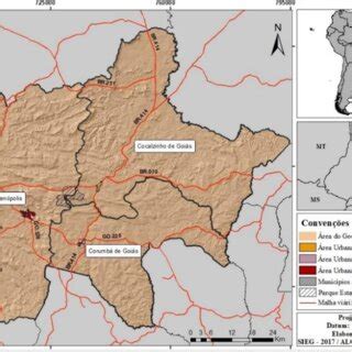 Localização do Projeto Geoparque dos Pireneus área do Geoparque