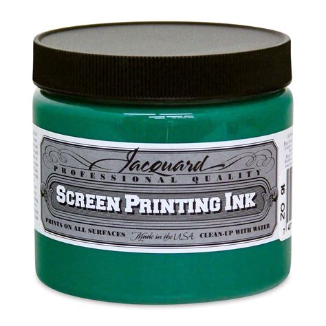 Jacquard Screen Printing Ink Opaque Green 16 Oz Michaels