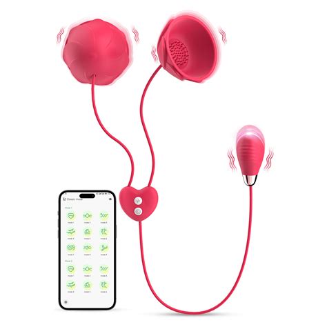 Amoochoo Nipple Toys Vibrator Sex Toys APP Control Vibrators Adult Toy G Spot Vibrator For