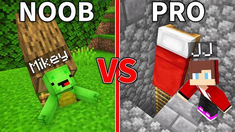 Mikey NOOB Secret Base Vs JJ PRO Secret House Battle In Minecraft