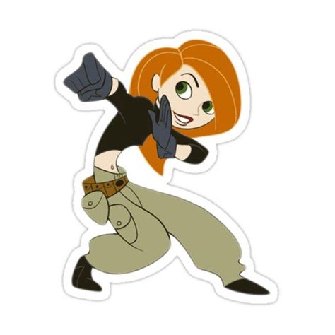 Kim Possible Sticker Sticker By Elkolin In Happy Stickers