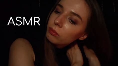 Asmr Brushing My Hair With Inaudible Whispers Youtube