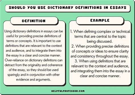 Should You Use Dictionary Definitions In Essays Answered 2025