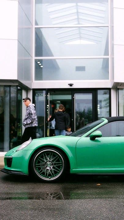 Slime Green Porsche 🐍🔥 Fastcars Porscheturbo Luxurycars Sportscar