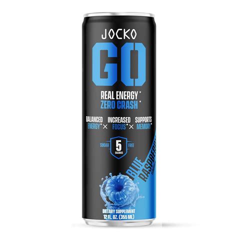 Jocko Go Energy Drink Blue Raspberry Xn Supplements