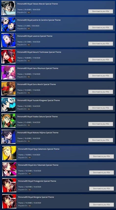 Persona 5 royal avatar/themes promotion : r/Persona5