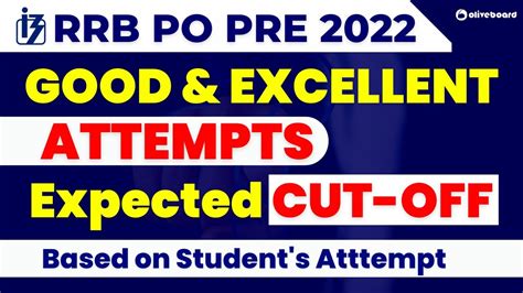 RRB PO 2022 All Shift Good Excellent Attempt RRB PO Expected CUT