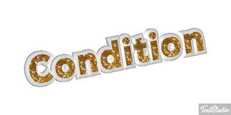 condition word animated gif logo designs