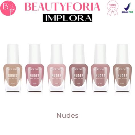 Jual IMPLORA NAIL POLISH NUDE Shopee Indonesia