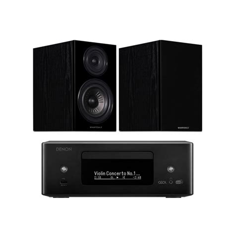 Denon RCD N12 DAB All In One System With Wharfedale Diamond 12 2