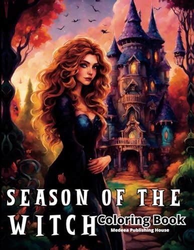 Season Of The Witch Coloring Book Witchcraft Coloring Book For Adults