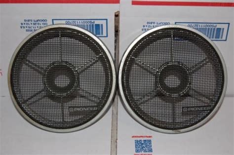 Vintage PIONEER TS 167 6 1 2 Car Stereo Speaker Grilles Old School