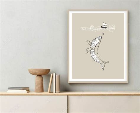 Jonah and the Whale Bible Sketches Bible Verse Wall Art Jesus Art Work ...