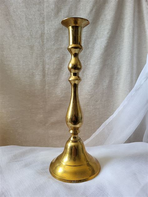 Large Vintage Brass Candlestick Holder Artofit