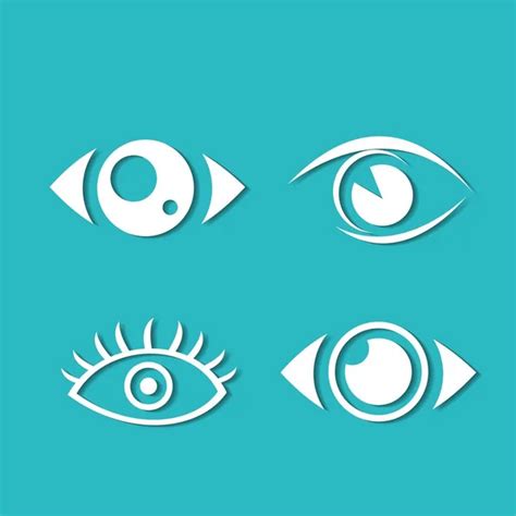 Eyes And Eye Icon Set Vector Collection Stock Vector Image By