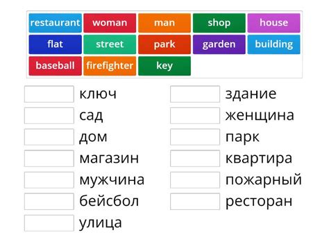 Academy Stars 2 Unit 4 vocabulary - Сопоставить